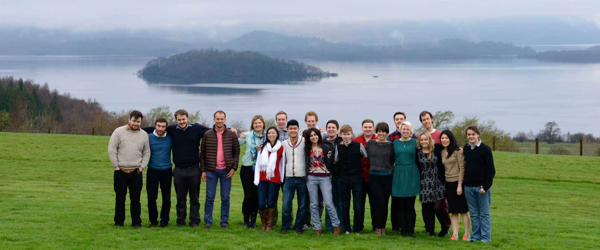 Group photo at POY Ardoch 2014, the final event in the first Naked Entrepreneur programme